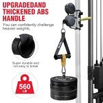 Gym Exercise Handles, Replacement Fitness Equipment for Strength Trainer, Cable Machine and Resistance Band Handles, Home Gym Add On Equipment
