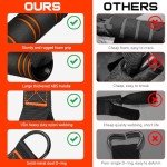 RENRANRING Gym Exercise Handles, Replacement Handle Attachments for Cable Machine Pulleys, Resistance Band and Strength Trainer, Pull Down Workout Accessories, Home Gym Add On Equipment