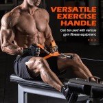 Cable Handles Gym Equipment, Heavy Duty Resistance Band Handles, Replacement Exercise Handles for Cable Machine, Pulley System, Strength Trainer, Pull Down Workout, Home Gym Cable Attachments