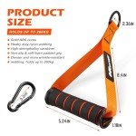 Cable Handles Gym Equipment, Heavy Duty Resistance Band Handles, Replacement Exercise Handles for Cable Machine, Pulley System, Strength Trainer, Pull Down Workout, Home Gym Cable Attachments