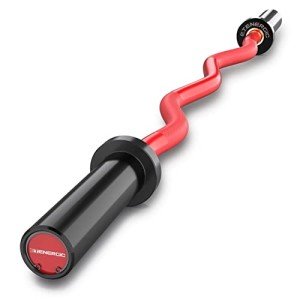 E.T. Energic 47" Olympic EZ Curl Barbell