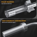 47" Olympic EZ Curl Bar for Weight Lifting