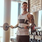 EZ Curl Barbell for Home Gym Fitness