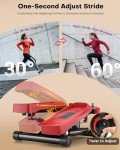 Adjustable Mini Stepper with Resistance Bands