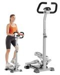 Adjustable Stepper with Handlebars for Cardio Workout