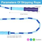 Adjustable Soft Beaded Jump Rope for Everyone