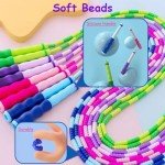 TYSISKNO Kids Jump Rope Set - 2.5m, Soft Beads