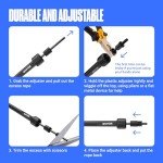 Sportbit Adjustable Jump Rope with Bag & eBook