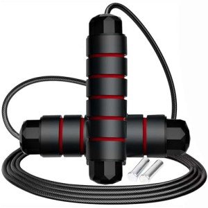 Adjustable 9ft Weighted Jump Rope for Home Gym
