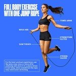 Sportbit Adjustable Jump Rope with Bag & eBook