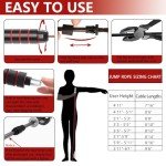 Adjustable 9ft Weighted Jump Rope for Home Gym