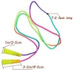 Rainbow Jump Rope Set – 10 Durable Skipping Ropes