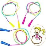 Rainbow Jump Rope Set – 10 Durable Skipping Ropes