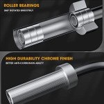 FEIERDUN 47" Olympic EZ Curl Bar for Weightlifting