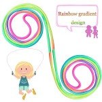 Rainbow Jump Rope Set – 10 Durable Skipping Ropes