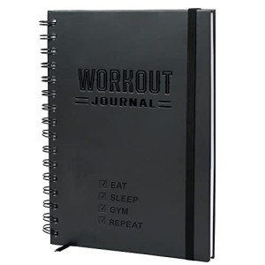 A5 Hardcover Workout Journal for Home Gym