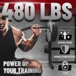 YES4ALL 47" EZ Curl Barbell for Weightlifting