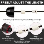 Adjustable Jump Rope with Soft Foam Grips