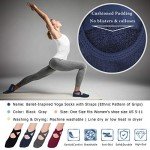 Non-Slip Yoga Socks for Women with Straps