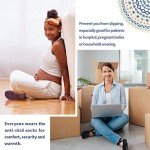 Non-Slip Yoga Socks for Women with Straps