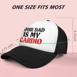 Funny Cardio Dad Snapback Hat - Gag Gift