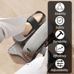 Ellipse Leg Exerciser Machine with Pedal Straps