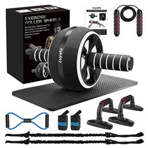 AB Roller Wheel 10-in-1 Gym Kit for Core Fitness