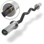 XMARK Lumberjack EZ Curl Bar for Biceps & Triceps