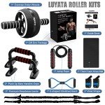 AB Roller Wheel 10-in-1 Gym Kit for Core Fitness