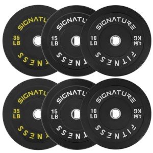 Olympic Bumper Plates Set – 120 Pounds Total