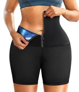 High Waist Sauna Sweat Shorts for Women