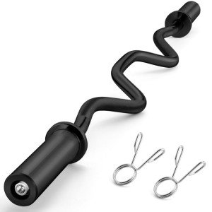 47" Olympic Curl Bar - 440 lb Capacity