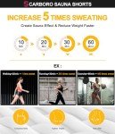 High Waist Sauna Sweat Shorts for Women