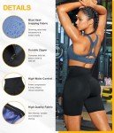High Waist Sauna Sweat Shorts for Women