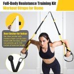 Yellow Resistance Trainer Exercise Straps Kit