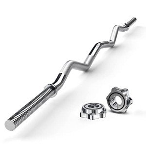 EZ Curl Bar for Home Gym Workouts