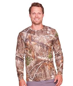 Realtree Men's Lightweight Camo Long Sleeve Shirt