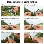 Yeacool Woodland Camo Netting for Pigeon Hunting