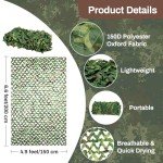 RAINFLOW Camo Netting for Pigeon Hunting, 4.92 x 6.56 ft