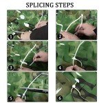 Camo Netting Roll for Hunting and Decor 5x6.5 ft