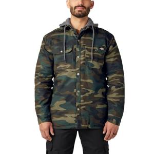 Dickies Men's Hunter Green Camo Duck Jacket