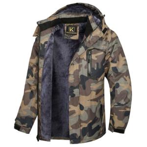 Keevoom Men's Waterproof Winter Ski Jackets