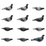 Final Approach Last Pass Gray Rock Pigeon Decoy