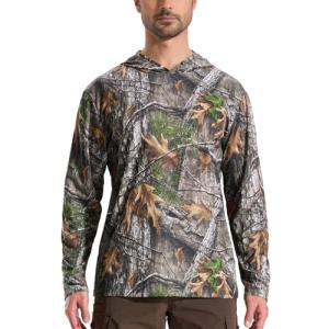 Men's Quick-Dry Camo Hoodie for Pigeon Hunting