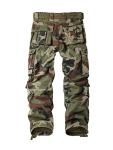 Men's Camo Cargo Pants with 8 Pockets