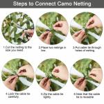 Camo Netting Roll for Pigeon Hunting & Decor
