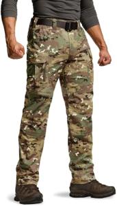 CQR Men's Lightweight Tactical Pants for Outdoor Use