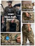 CQR Men's Lightweight Tactical Pants for Outdoor Use