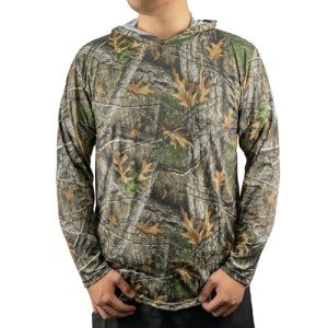 Men's Lightweight Camouflage Hunting Shirt - Long Sleeve