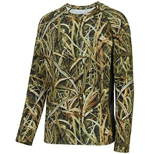 BASSDASH Men's Camo Long Sleeve Hunting Shirt
